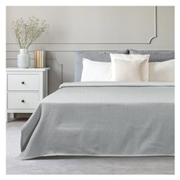 Beauty Home Stripe Κουβέρτα Πικέ Υπέρδιπλη 230x270εκ. Γκρι