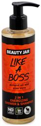 Beauty Jar Like A Boss Αφρόλουτρο σε Gel για Άνδρες για Σώμα & Μαλλιά 250ml