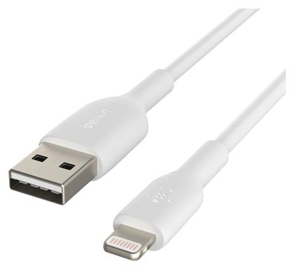 Belkin Regular USB to Lightning Cable Λευκό 2m (CAA001bt2MWH)