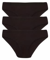 Berrak Γυναικεία Slip 3Pack Μαύρα