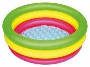 Bestway Παιδική Στρογγυλή Φουσκωτή Πισίνα Τρίχρωμη