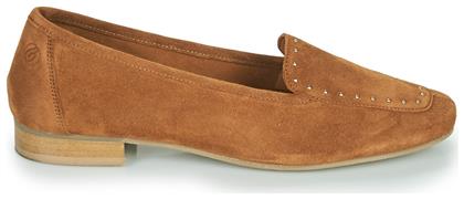 Betty London Oriette Δερμάτινα Γυναικεία Loafers σε Ταμπά Χρώμα