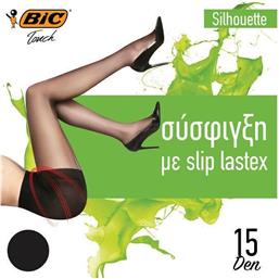 Bic Καλσόν 15DEN Μαύρο XLarge Silhouette Bic Touch (1 τεμ)