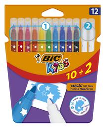 Bic Kids Color Erase (10+2 Magic Pens) 12 Χρώματα