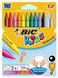 Bic Kids Plastidecor Σετ Κηρομπογιές 12τμχ από το Moustakas Toys