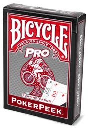 Bicycle Poker Peek Pro Red από το Plus4u