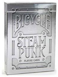 Bicycle Silver Steampunk Συλλεκτική Τράπουλα Πλαστικοποιημένη Ασημί από το GreekBooks