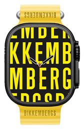 Bikkembergs BK12-12 Big Aluminium Smartwatch με Παλμογράφο (Κίτρινο)