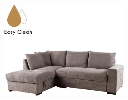 Bill Γωνιακός Καναπές Κρεβάτι 241x173x94εκ. Taupe