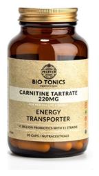 Bio Tonics Carnitine Tartrate 220mg 90 φυτικές κάψουλες