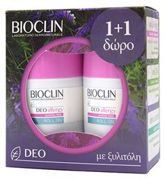 Bioclin Deo Allergy Alcohol Free Αποσμητικό σε Roll-On 2x25ml από το Pharm24