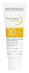 Bioderma Photoderm AKN Mat Fluid SPF30 Αντηλιακή Κρέμα