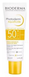 Bioderma Photoderm Aquafluide SPF50 Αντηλιακή Κρέμα 40ml