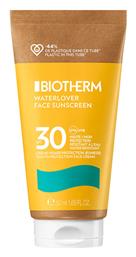 Biotherm Waterlover Sunscreen Αδιάβροχη Αντηλιακή Κρέμα Προσώπου SPF30 50ml