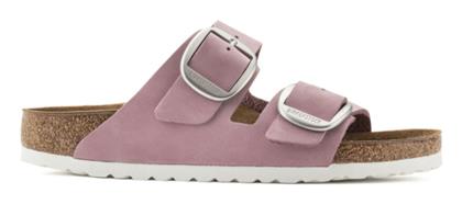 Birkenstock Arizona Big Buckle Nubuck Leather Δερμάτινα Γυναικεία Σανδάλια Ανατομικά Orchid