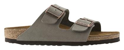 Birkenstock Arizona Birko-Flor Nubuck Γυναικεία Σανδάλια Ανατομικά Stone