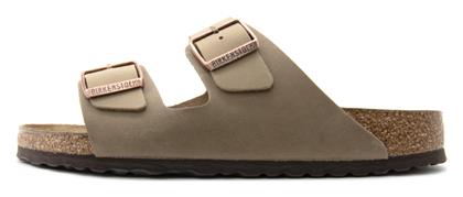 Birkenstock Arizona Oiled Leather Δερμάτινα Γυναικεία Σανδάλια σε Καφέ Χρώμα