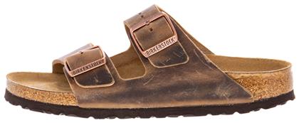 Birkenstock Arizona Soft Footbed Oiled Leather Δερμάτινα Γυναικεία Σανδάλια Tabbaco