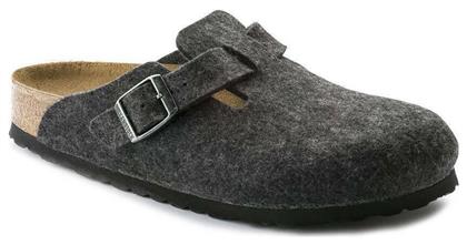 Birkenstock Boston Χειμερινές Ανδρικές Παντόφλες Narrow Fit