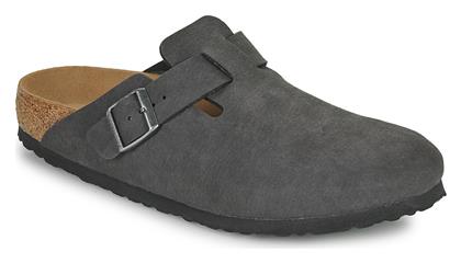 Birkenstock Boston Χειμερινές Ανδρικές Παντόφλες με Σχέδια Narrow Fit