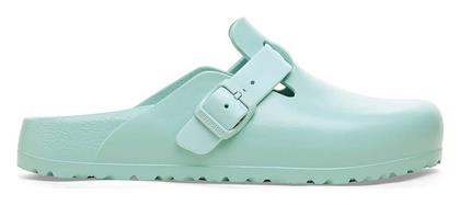 Birkenstock Boston Γυναικεία Ανατομικά Σαμπό Πράσινα