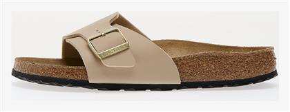 Birkenstock Catalina Bs Birko-flor Δερμάτινα Σανδάλια Μπεζ