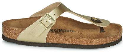 Birkenstock Gizeh Birko-Flor Ανατομικά Σανδάλια Χρυσά