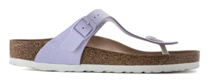 Birkenstock Gizeh Vegan Birko-Flor Nubuck Γυναικεία Σανδάλια Ανατομικά Lavender Fog