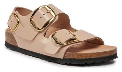 Birkenstock Milano Γυναικεία Σανδάλια σε Μπεζ Χρώμα Narrow Fit