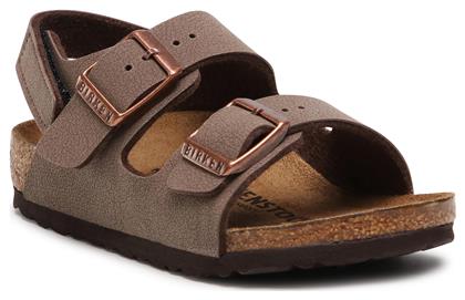 Birkenstock Παιδικά Πέδιλα Milano Hl Ανατομικά Καφέ από το Dpam