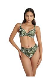 Blu4u Amazon Stripes Bikini Σουτιέν Πρασινο