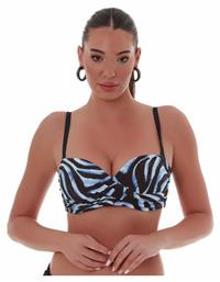 Bluepoint Strapless Bikini Top Blue