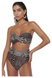 Bluepoint Strapless Bikini Top Καφέ