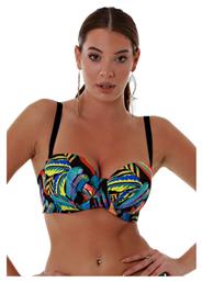 Bluepoint Strapless Bikini Top με Ενίσχυση Blue