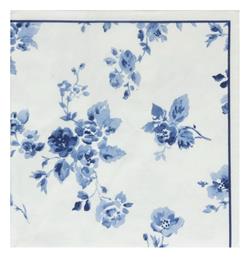 Blueprint China Rose Χαρτοπετσέτες 33x33εκ. Λευκές 20τμχ