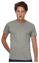 B&C E150 Ανδρικό Διαφημιστικό T-shirt Κοντομάνικο Sport Grey