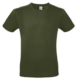 B&C E150 Ανδρικό Διαφημιστικό T-shirt Κοντομάνικο Urban Khaki