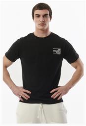 Body Action Ανδρικό T-shirt Μαύρο με Στάμπα από το Outletcenter