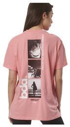 Body Action Γυναικείο Oversized T-shirt Coral Pink