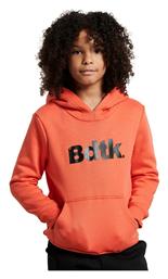 BodyTalk Fleece Παιδικό Φούτερ με Κουκούλα και Τσέπες Πορτοκαλί