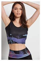 BodyTalk Γυναικείο Crop Top Αμάνικο Καλοκαιρινό Μαύρο