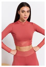 BodyTalk Γυναικείο Crop Top Μακρυμάνικο Κόκκινο από το Outletcenter