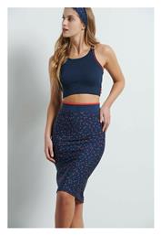 BodyTalk Pencil Ψηλόμεση Midi Φούστα Floral σε Navy Μπλε χρώμα