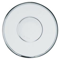 Borgonovo Πιατάκι Φλιτζανιού Γυάλινα Λευκό