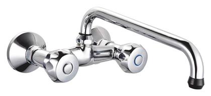 Bormann Μπαταρία Κουζίνας Τοίχου Γκρι