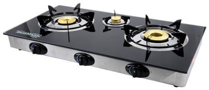 Bormann Elite BLG8500 Επιτραπέζια Εστία Υγραερίου Τριπλή Μαύρη