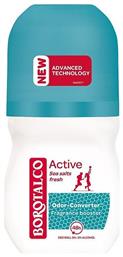 Borotalco Active Sea Salts Fresh Αποσμητικό 48h σε Roll-On Χωρίς Αλουμίνιο 50ml από το ΑΒ Βασιλόπουλος