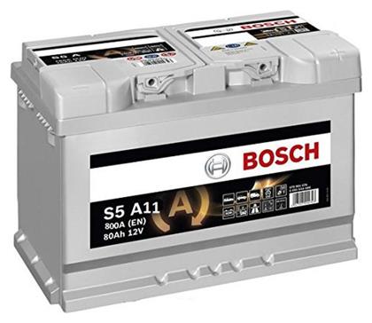 Bosch Μπαταρία Αυτοκινήτου S5A110 800EN με Χωρητικότητα 80Ah και CCA 80A Start/Stop