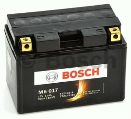 Bosch Μπαταρία Μοτοσυκλέτας M6017 με Χωρητικότητα 11Ah από το Saveltrade