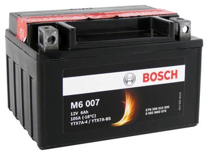 Bosch Μπαταρία Μοτοσυκλέτας YTX7A-BS 105A με Χωρητικότητα 6Ah από το Saveltrade